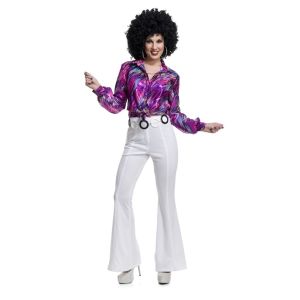 Women's White Disco Pants