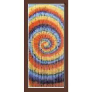 Tye Dye Swirl Door Bead Curtain
