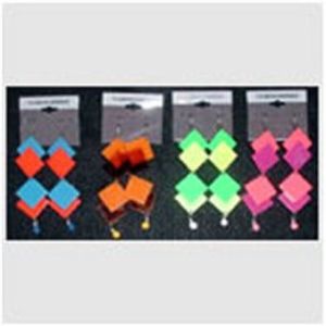 80's Abstract Earrings