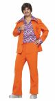 70s Orange Leisure Suit