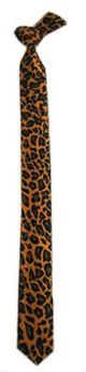 80's Skinny Leopard Tie